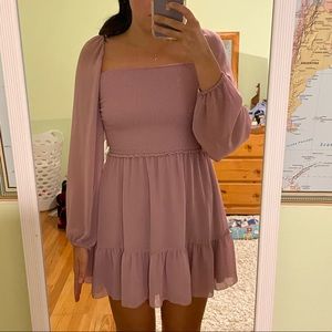 Wilfred Aritzia tempest Mauve Dress